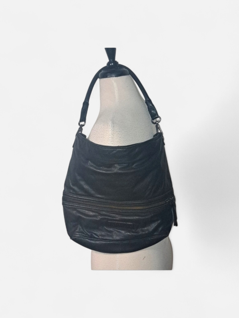 Liebeskind Berlin black leather hobo bag